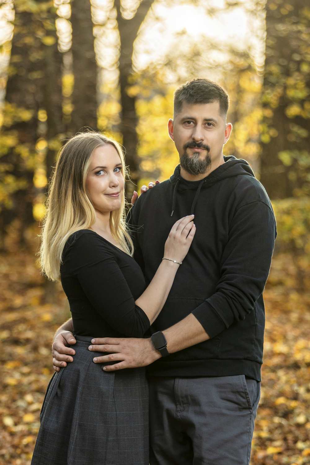 Kristi & Arpi jesenje fotografisanje para — fotografija 1