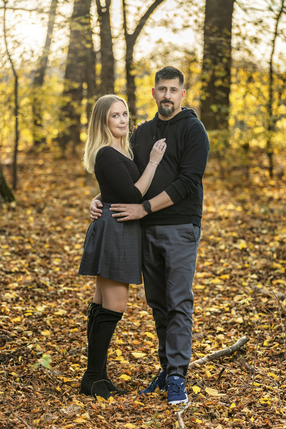 Kristi & Arpi jesenje fotografisanje para — fotografija 2