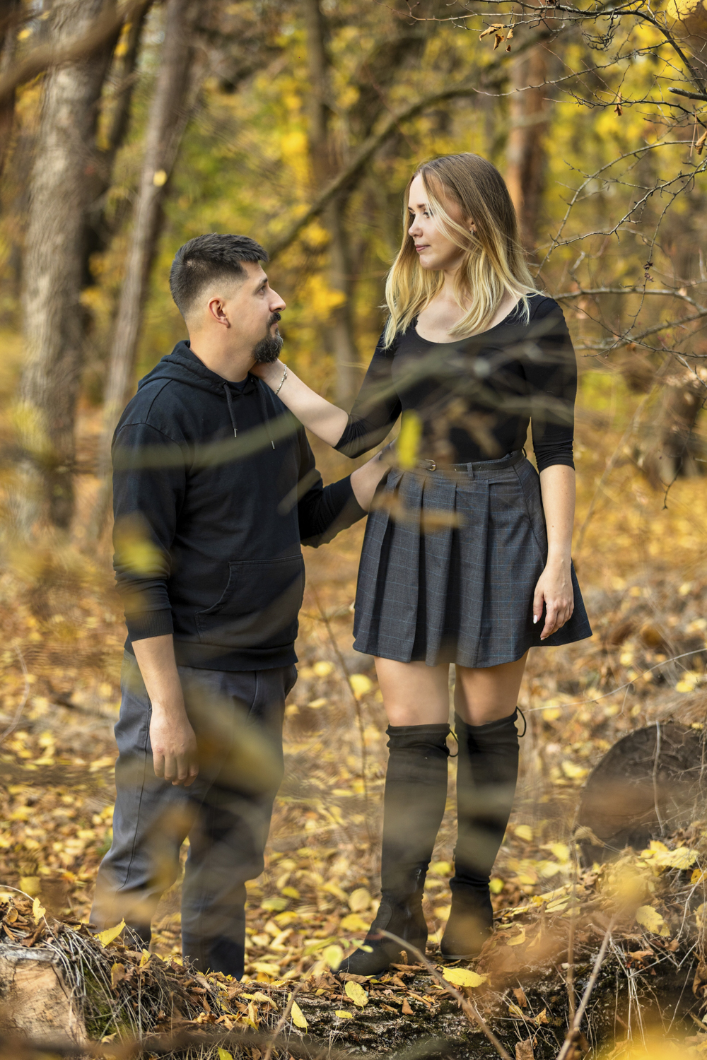 Kristi & Arpi jesenje fotografisanje para — fotografija 3