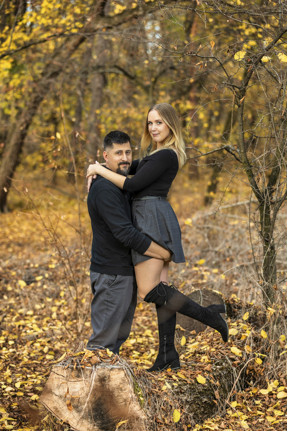 Kristi & Arpi jesenje fotografisanje para — fotografija 5