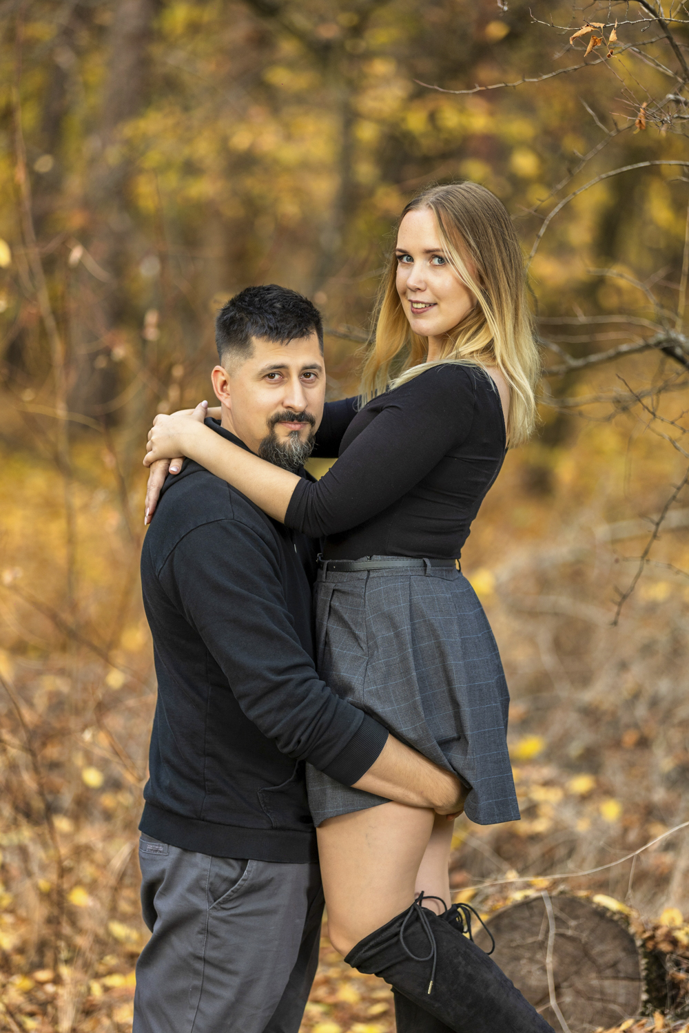 Kristi & Arpi jesenje fotografisanje para — fotografija 6