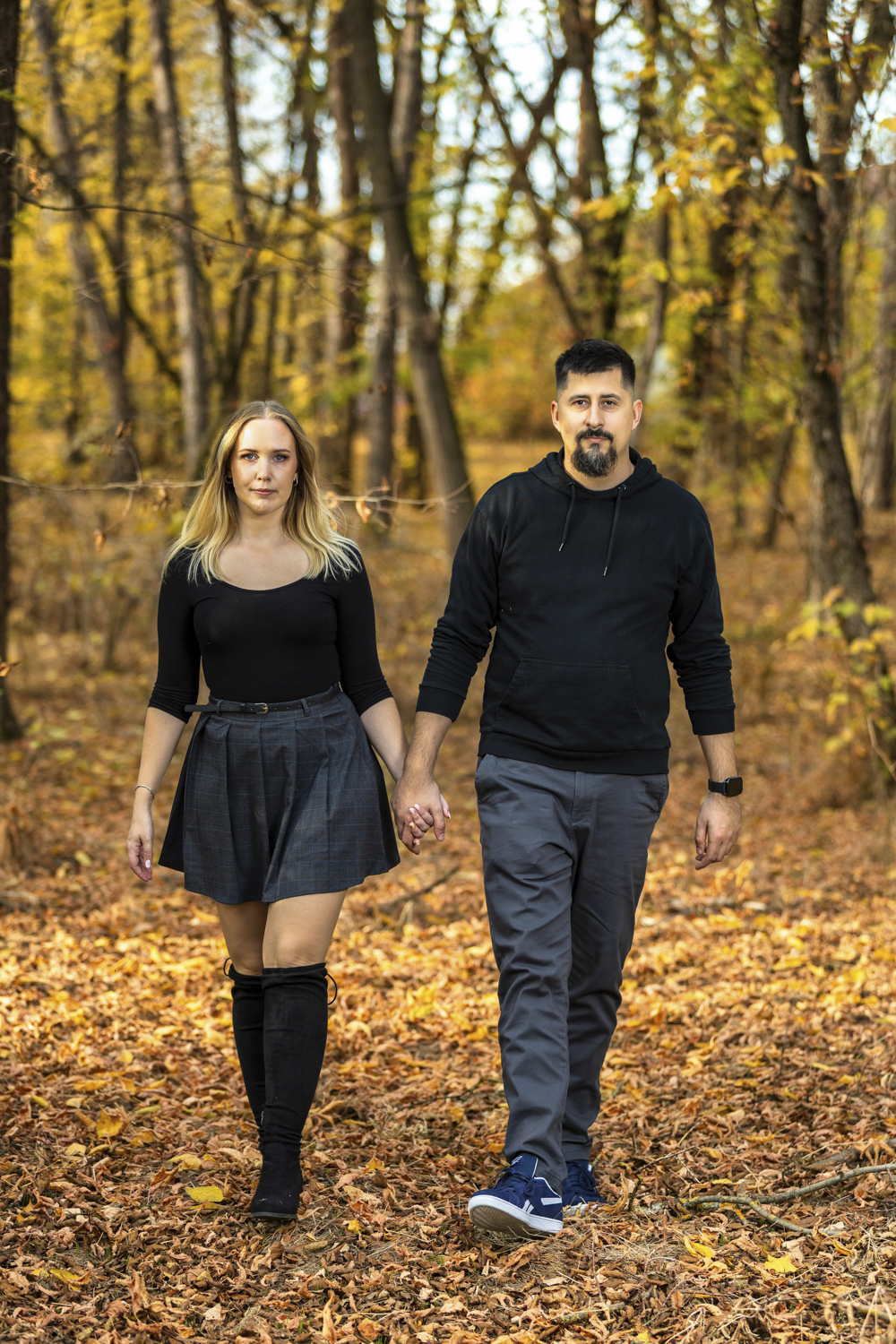 Kristi & Arpi jesenje fotografisanje para — fotografija 10