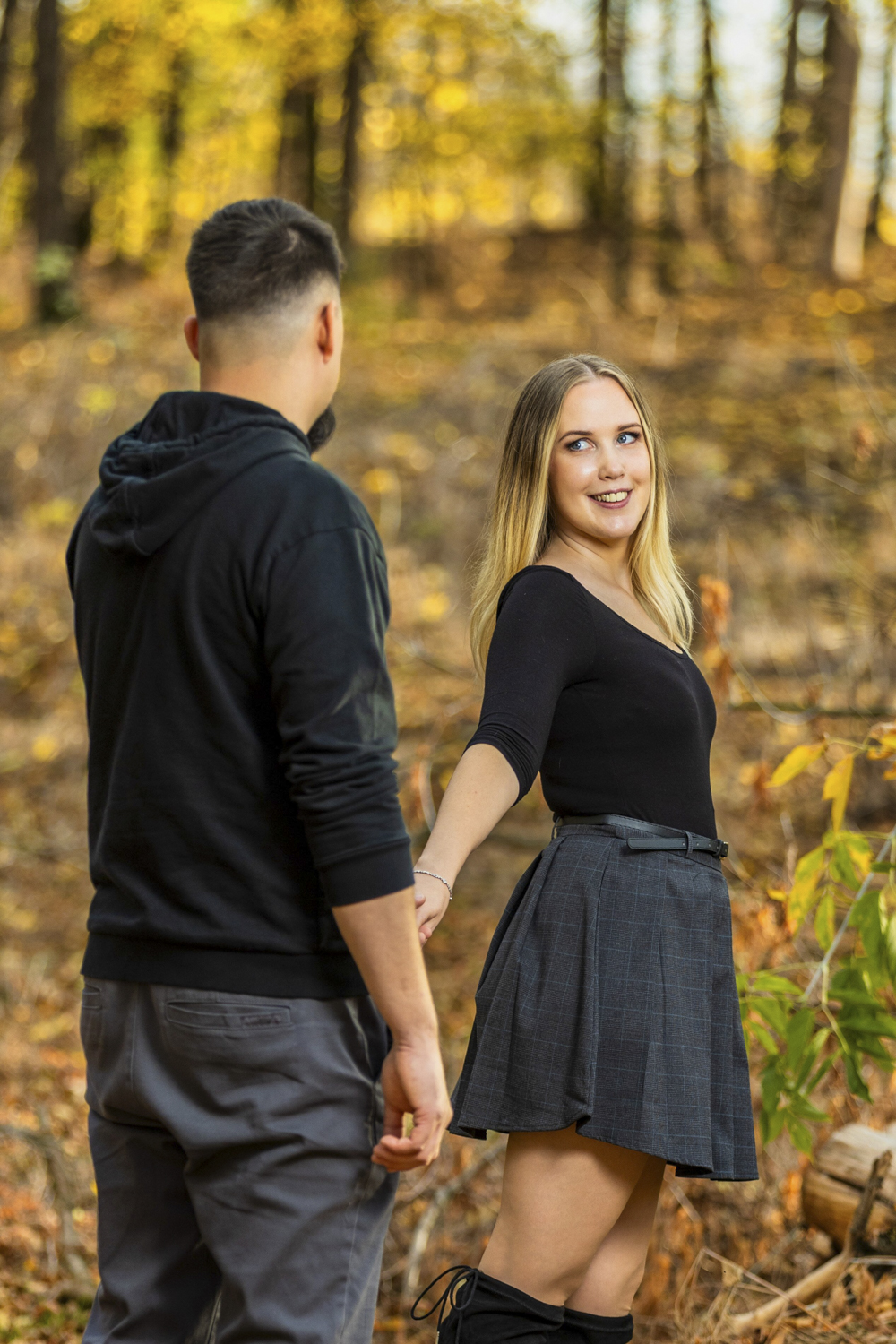 Kristi & Arpi jesenje fotografisanje para — fotografija 14