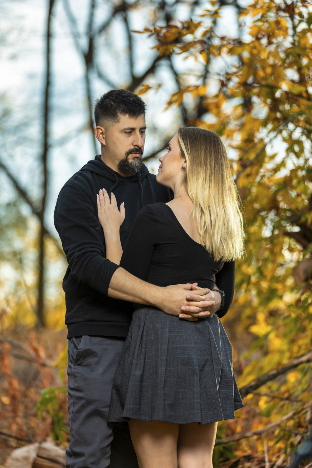 Kristi & Arpi jesenje fotografisanje para — fotografija 16