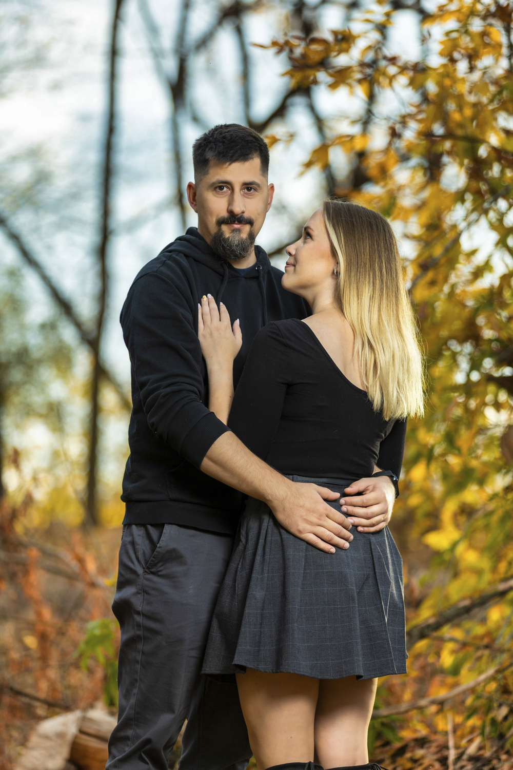 Kristi & Arpi jesenje fotografisanje para — fotografija 17