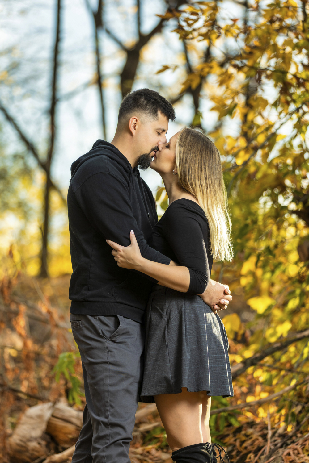Kristi & Arpi jesenje fotografisanje para — fotografija 19