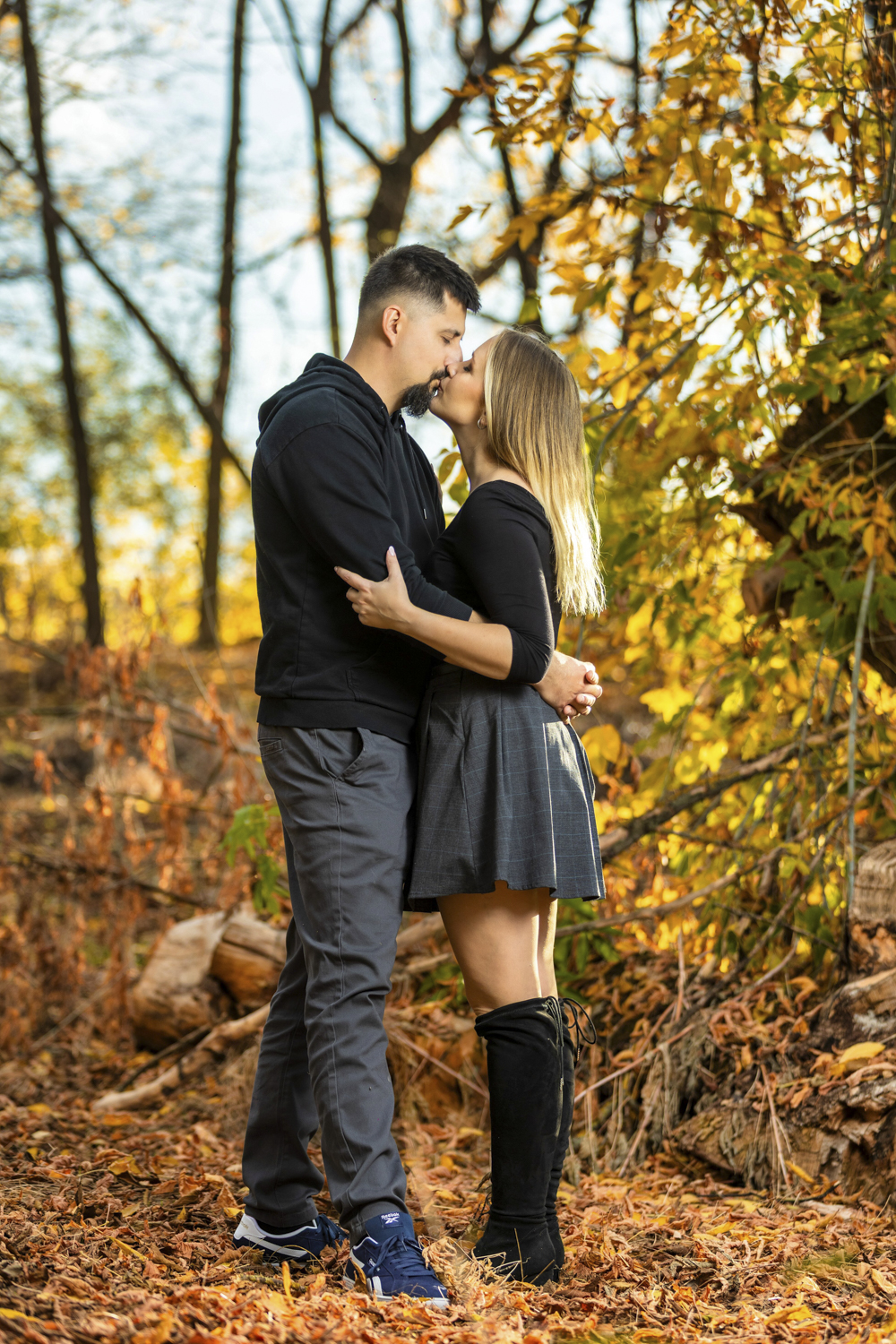 Kristi & Arpi jesenje fotografisanje para — fotografija 20