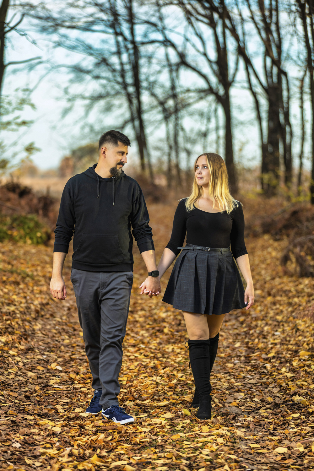 Kristi & Arpi jesenje fotografisanje para — fotografija 21