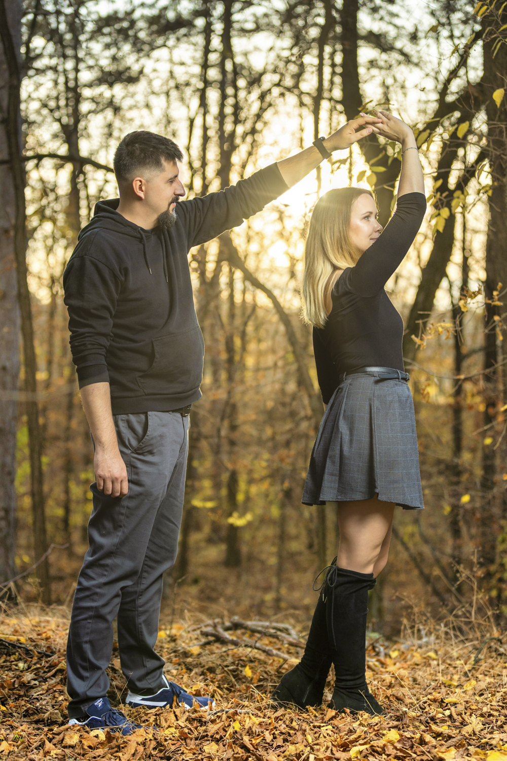 Kristi & Arpi jesenje fotografisanje para — fotografija 30